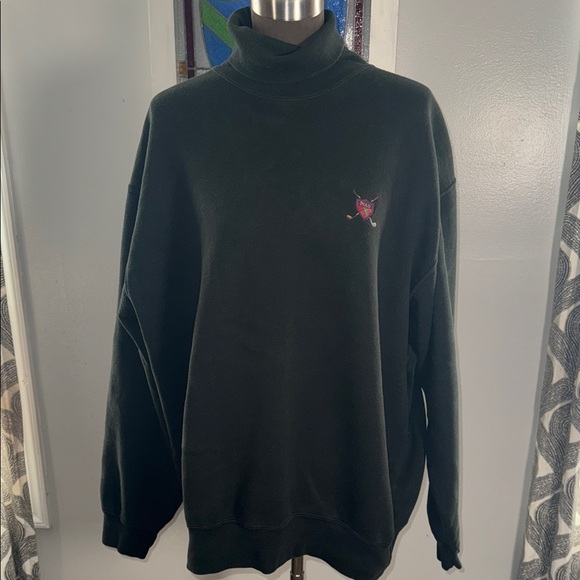 Polo Golf Other - Polo Golf Vintage Hunter Green Turtleneck Sweatshirt SZ XL